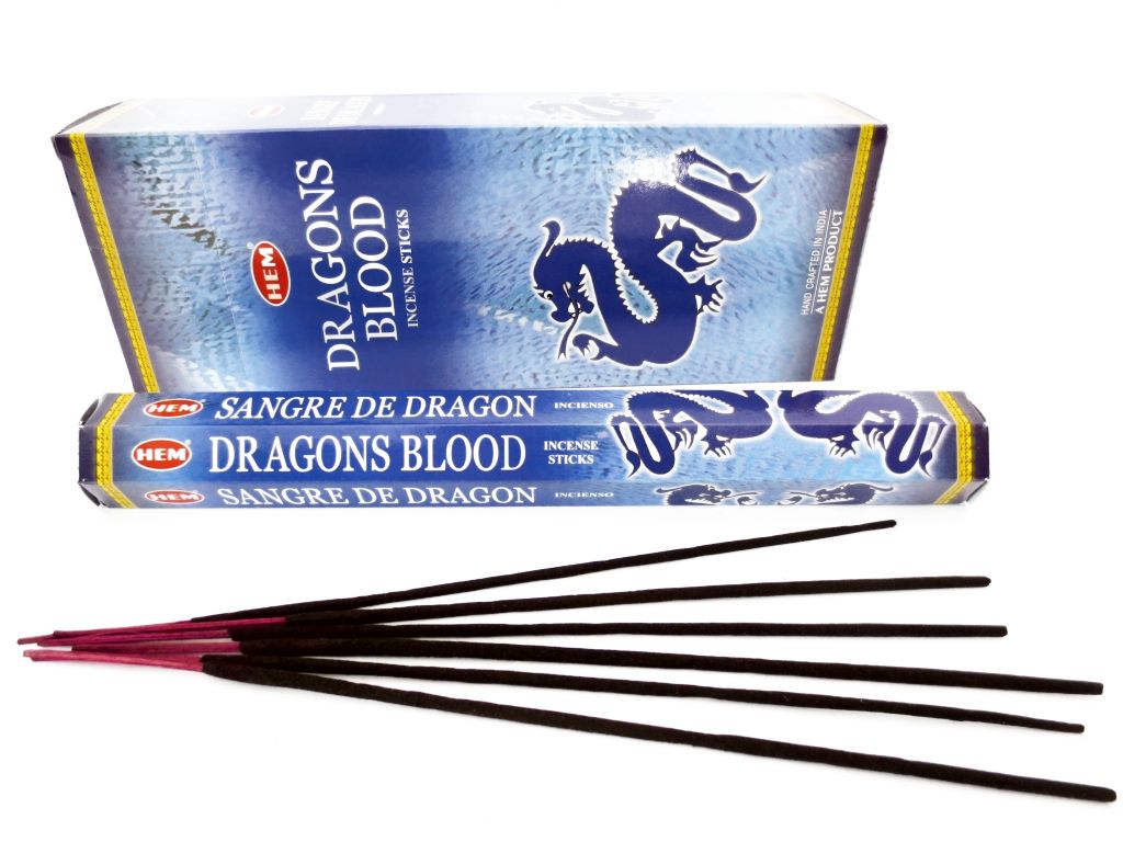 Dragons Blood Blue  Rökelse - Drakblod Rökelse - Hem