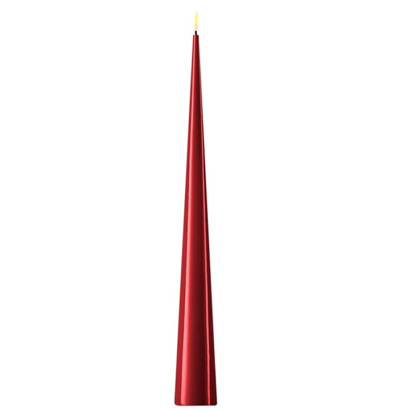 Ledljus / Konformade / Bourgogne H: 38cm 