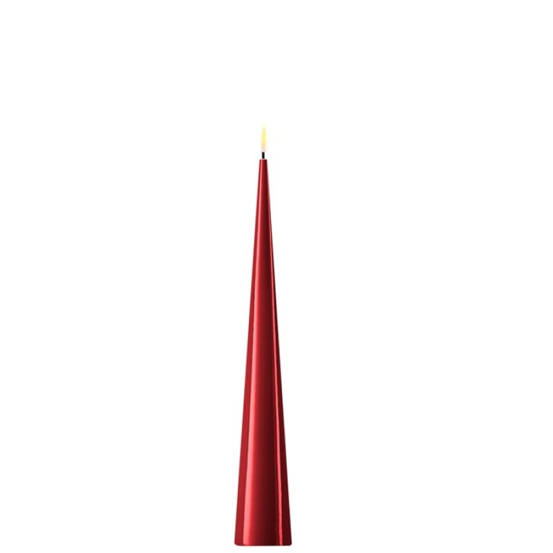 Ledljus / Konformade / Bourgogne H:28cm