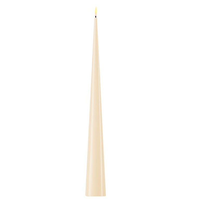 Ledljus / Konformad / Creme H:38cm