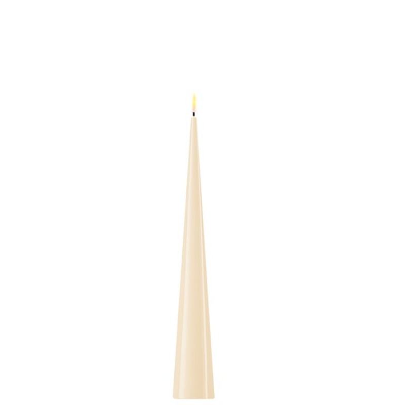 Ledljus / Konformad / Creme H:28cm