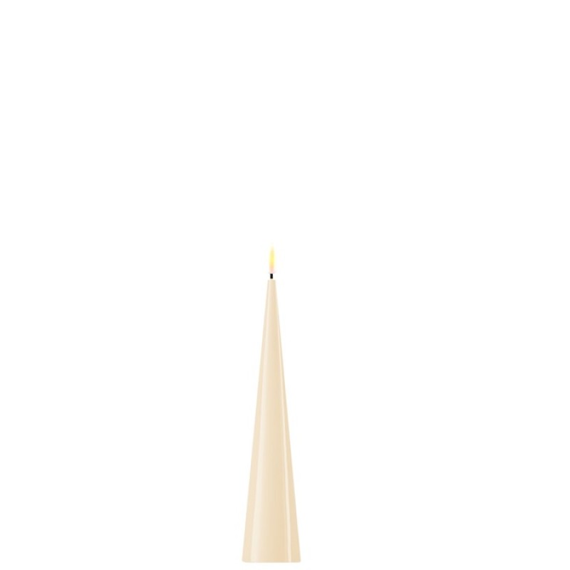 Ledljus / Konformad / Creme H:20cm