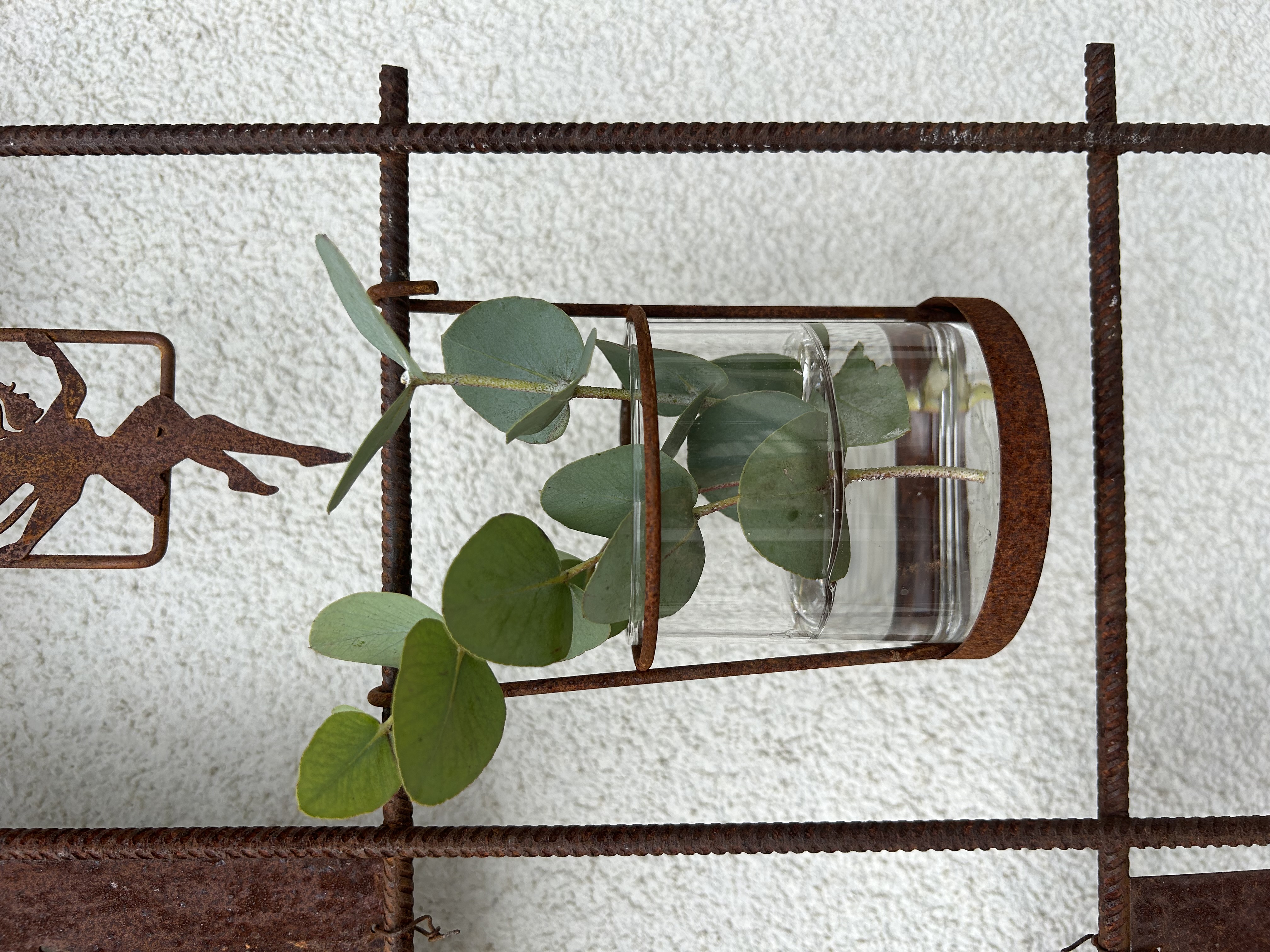 Hängande ljuslykta till armeringsnät