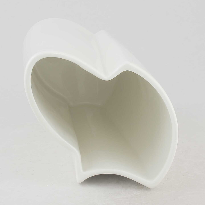 Pauli Partanen (Arabia 1980s) White Modern Vase 20 cm