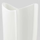 Pauli Partanen (Arabia 1980s) White Modern Vase 20 cm
