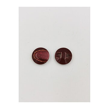 Vintage Buttons - Lilac & Brown 18 mm