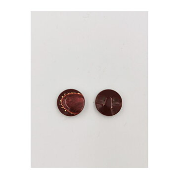 Vintage Buttons - Lilac & Brown 15 mm