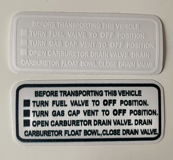 Decal side cover
