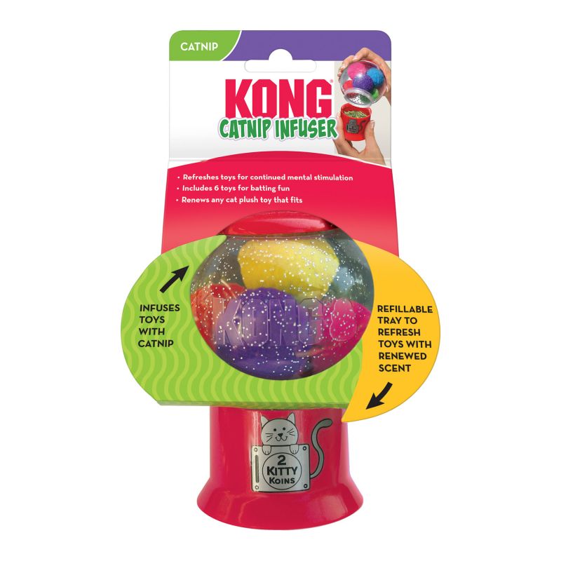 KONG Catnip Infuser Leluille Moniväri - 13cm - 2