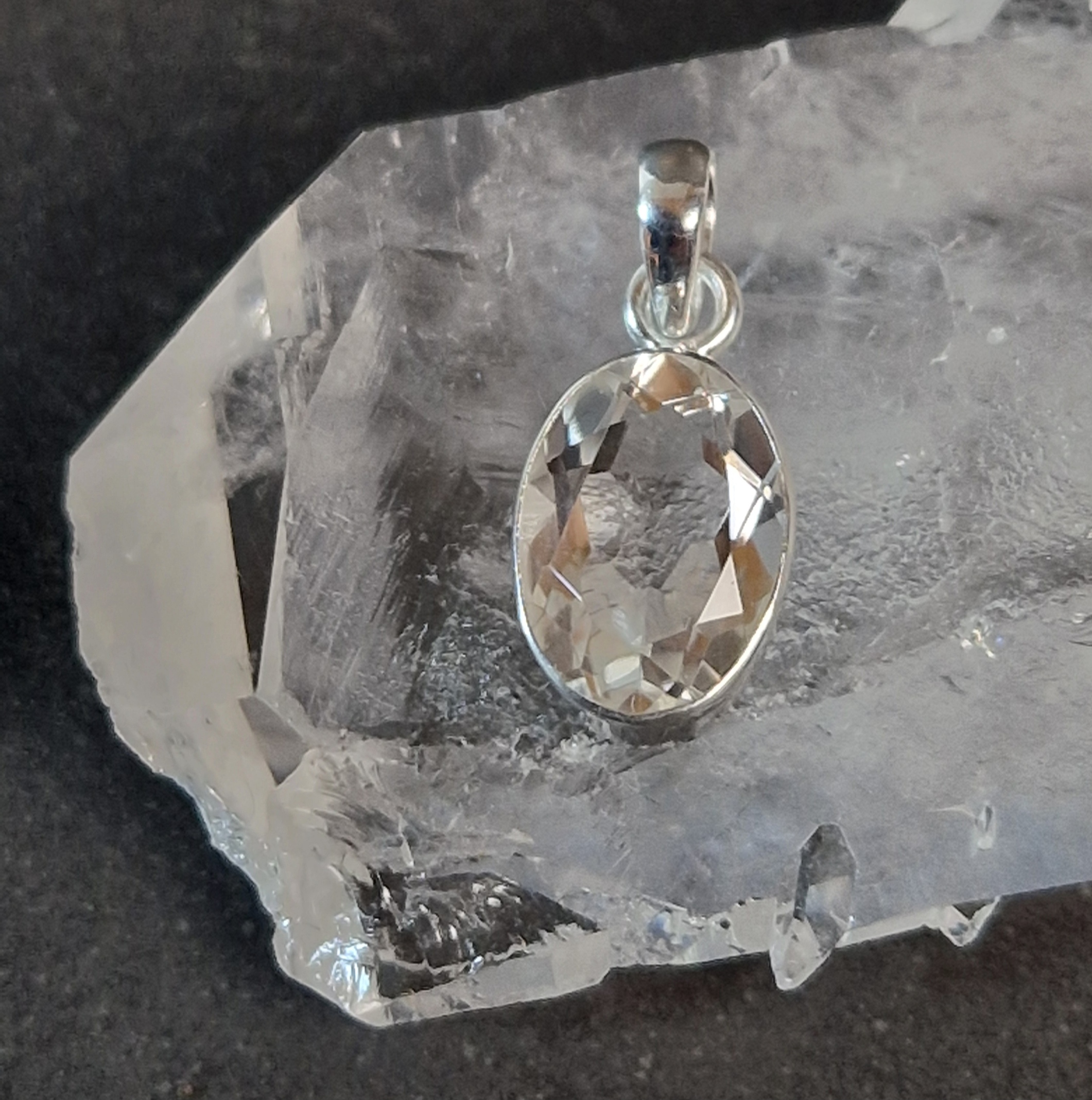 Silverhänge med Bergkristall
