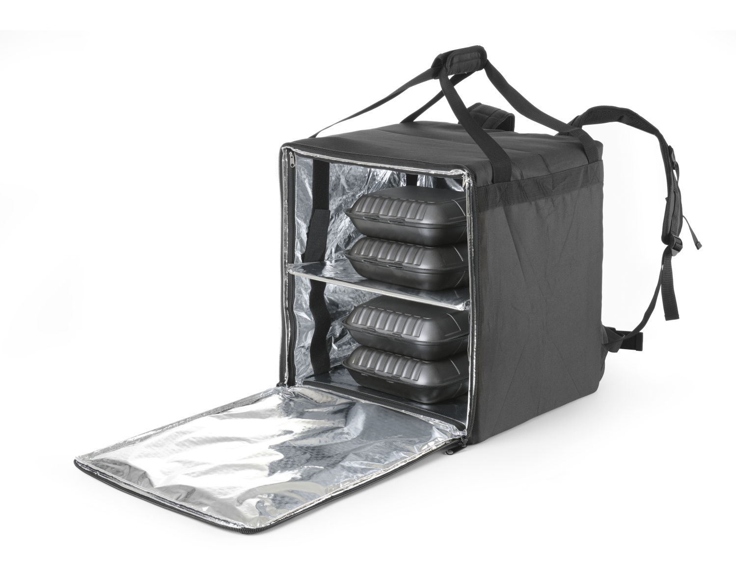 Pizza & food delivery backpack isolated - 3