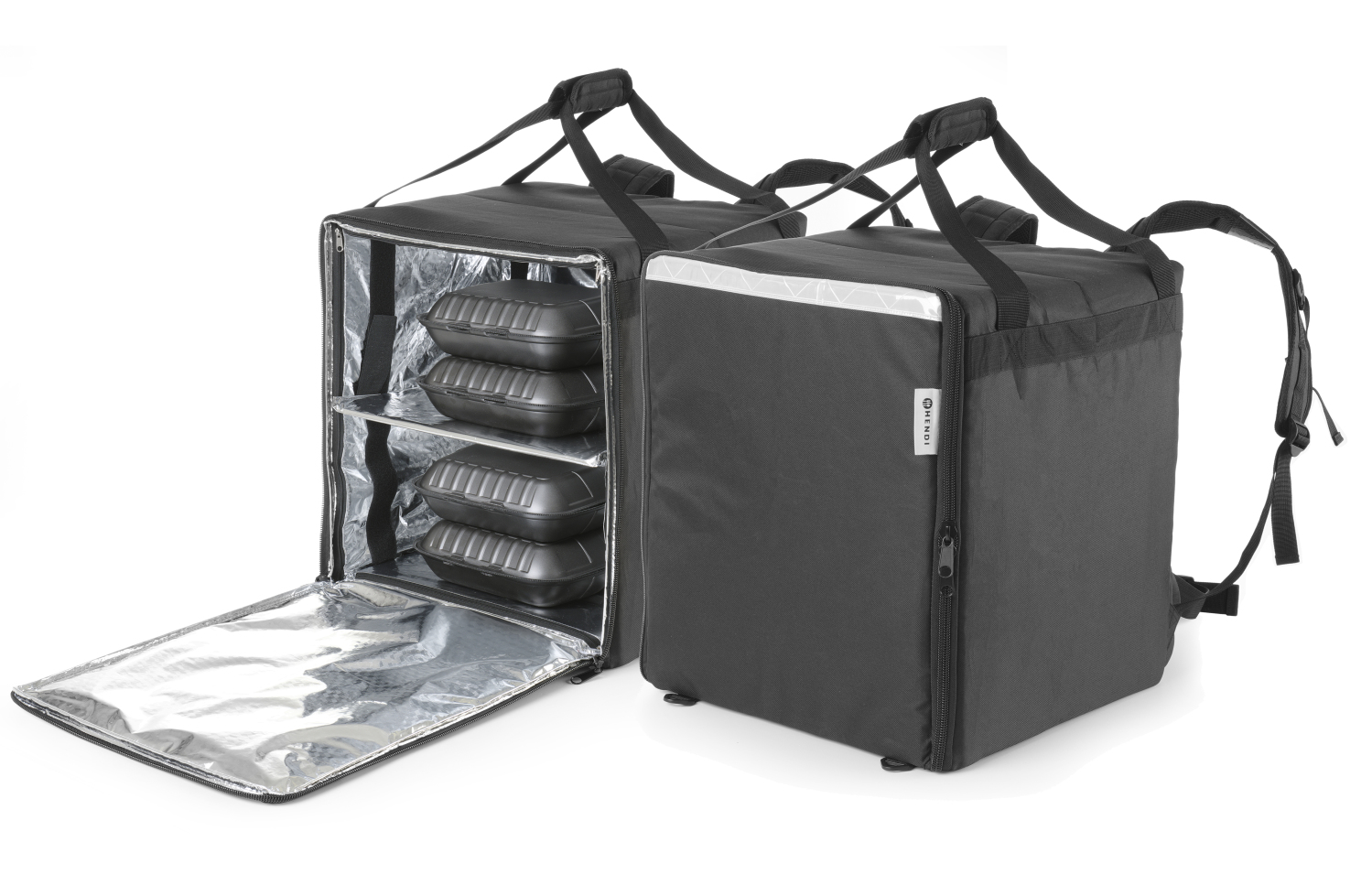 Pizza & food delivery backpack isolated - 4