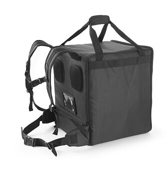 Pizza & food delivery backpack isolated
