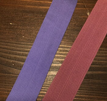 Vintage Kantbands Resår Lila 30/15
