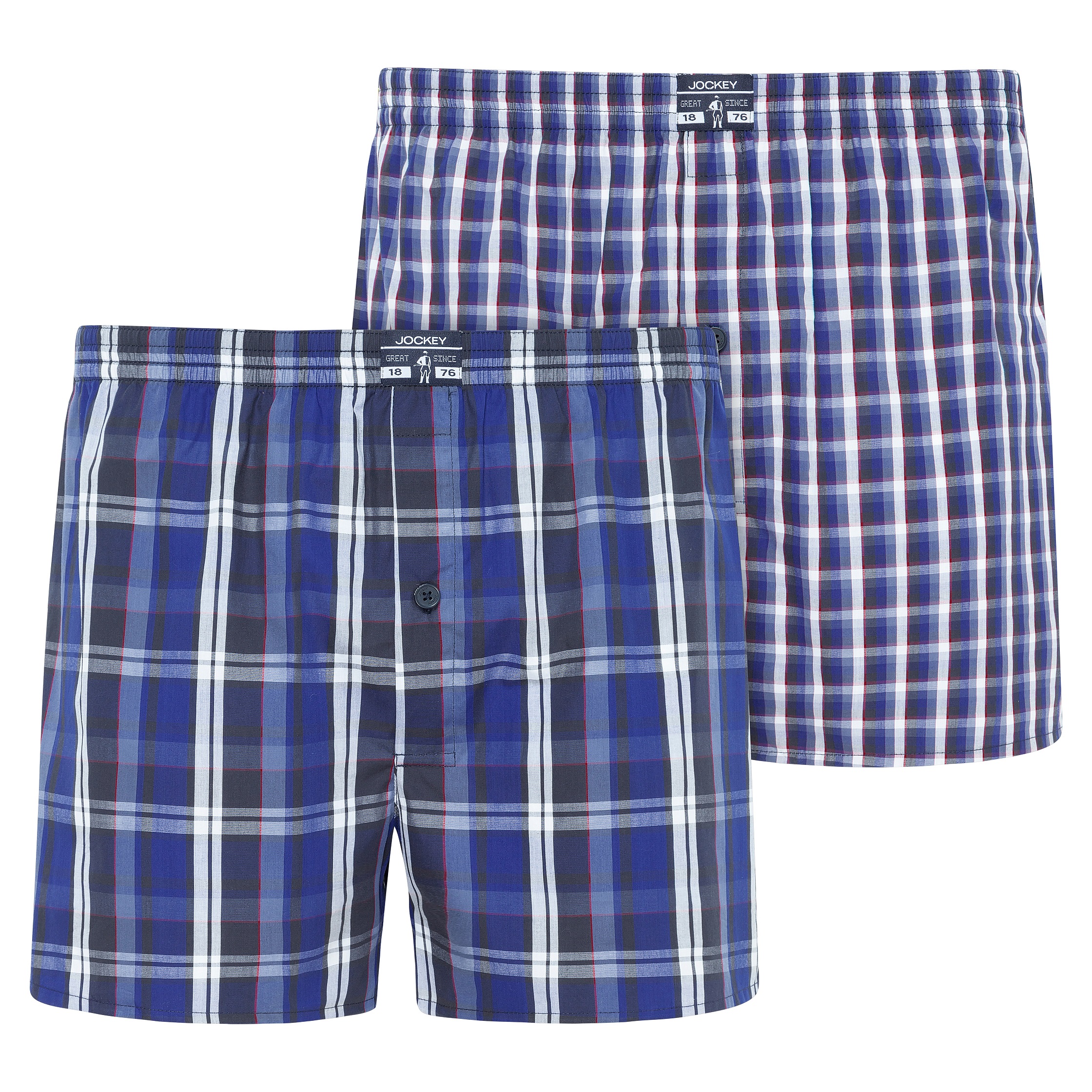 Jockey vävd boxer (poplin), 2-pack