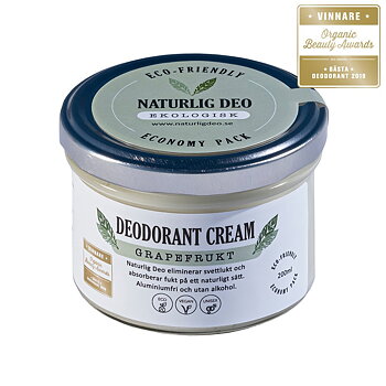 Krämdeo Grapefrukt ekonomipack 200ml, Naturlig Deo