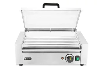 Sausage grill 7 rolls - one zone, with energy saving lid