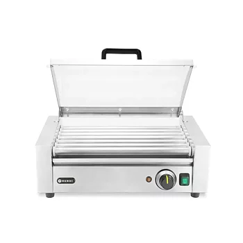 Sausage roll grill 9 rolls - 1 zone, with energy saving lid