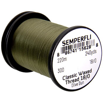 Semperfli 18/0 Olive Dun