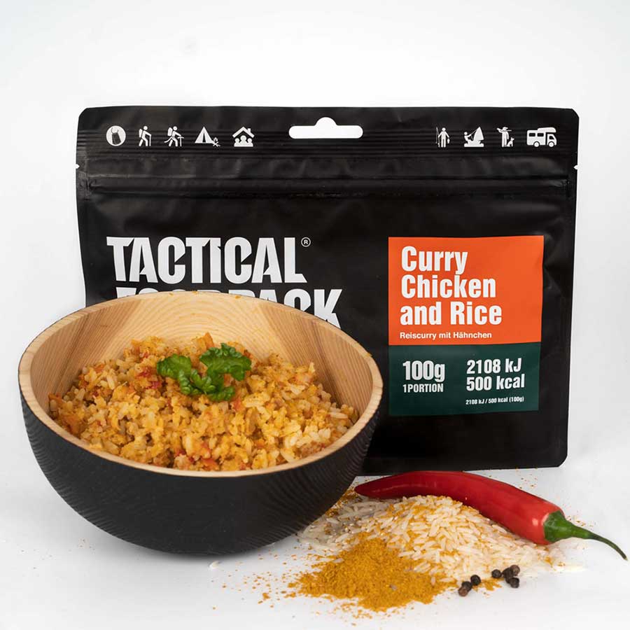 Tactical Foodpack Curry Chicken and Rice - 2