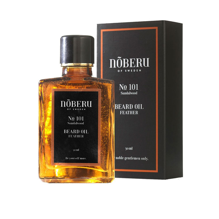 Nõberu Of Sweden Beard Oil Feather Sandalwood 30ml