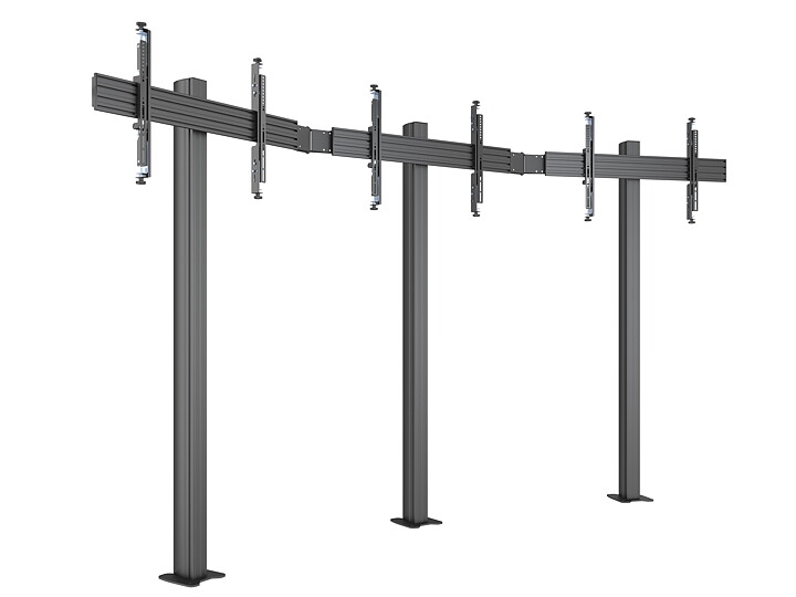 M Pro Series – Video Wall Floormount MBFMC3X1U VESA 800