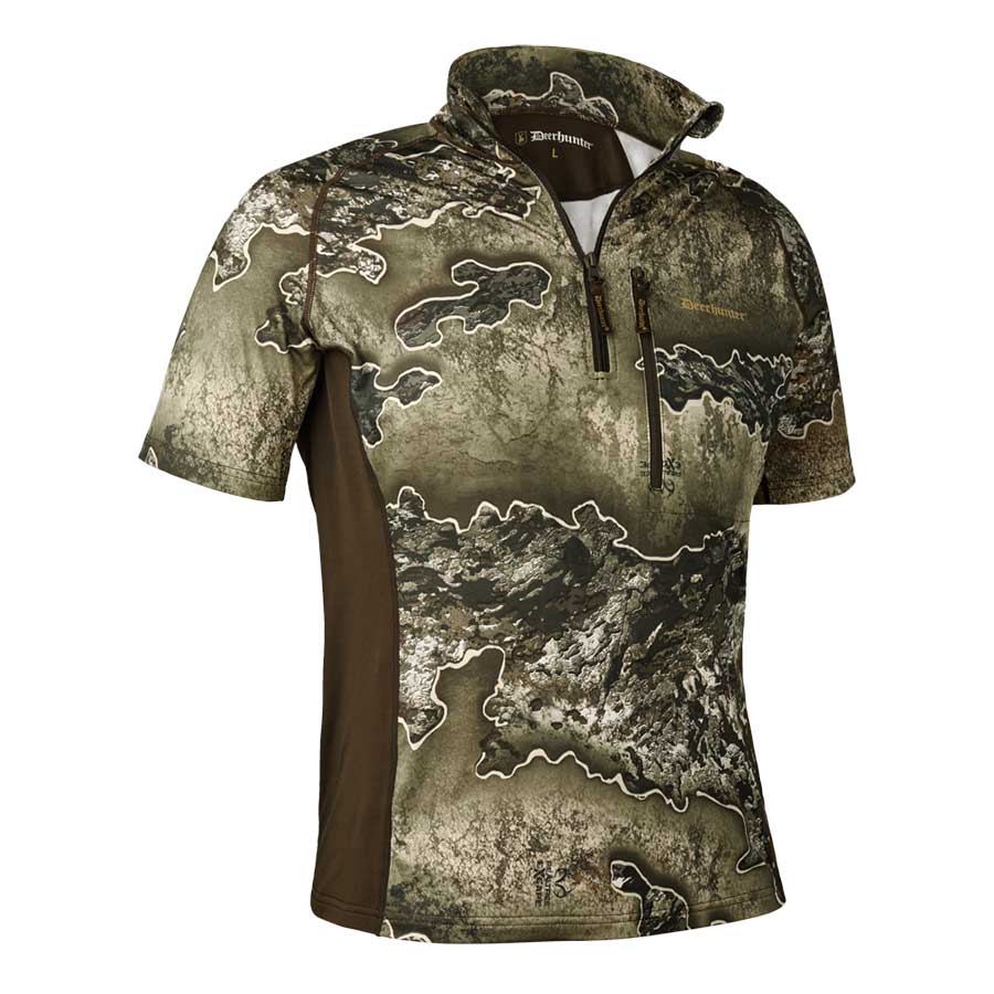 Deerhunter Excape Insulated T-shirt with zip-neck Camo