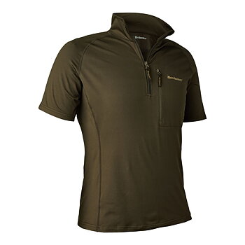 Deerhunter Excape Insulated T-shirt with zip-neck Green