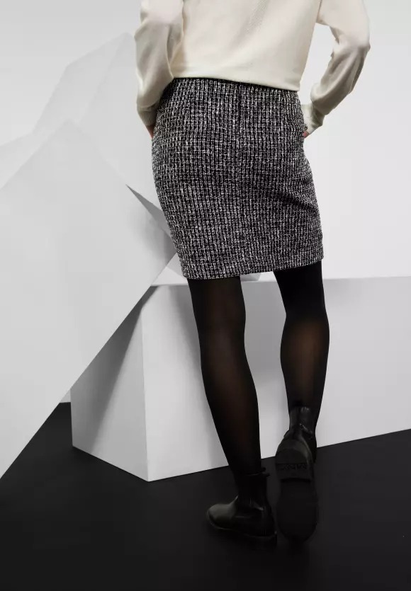 Maja Bouclé Skirt - Stl. 34 - Street One