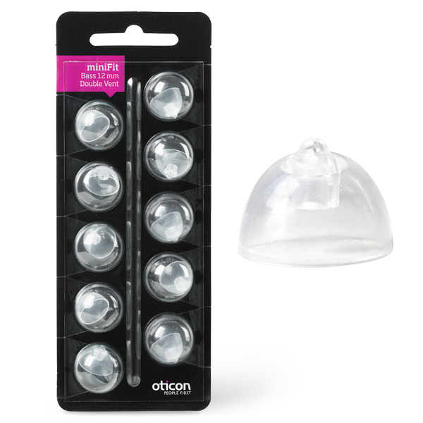 Oticon Bass Double Vent MiniFit 12 MM
