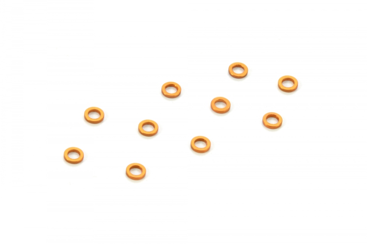 Shims Alu 3x5x1.0mm Orange (10)