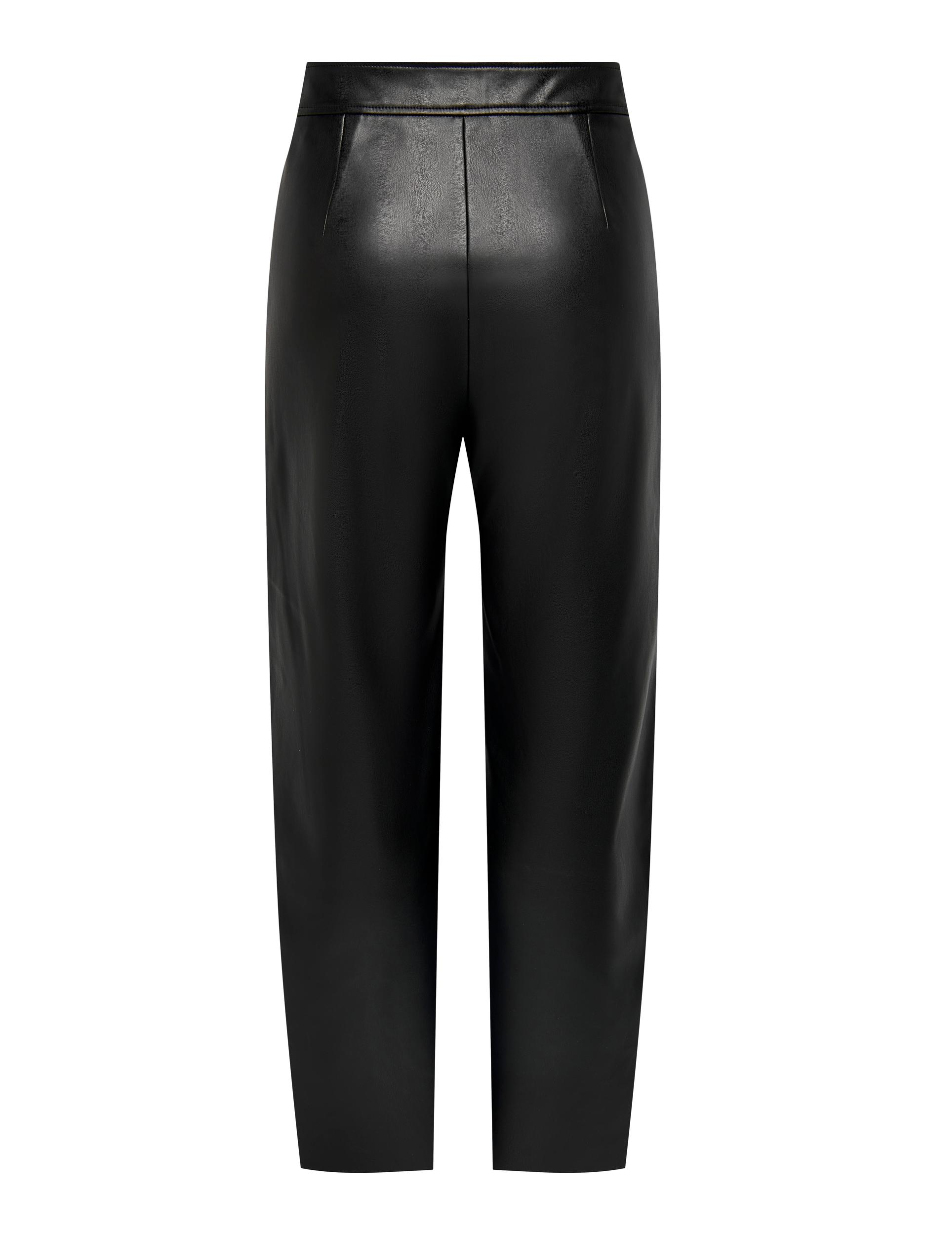 Jacqueline de Yong - Rex Faux Leather Pant Black - 2