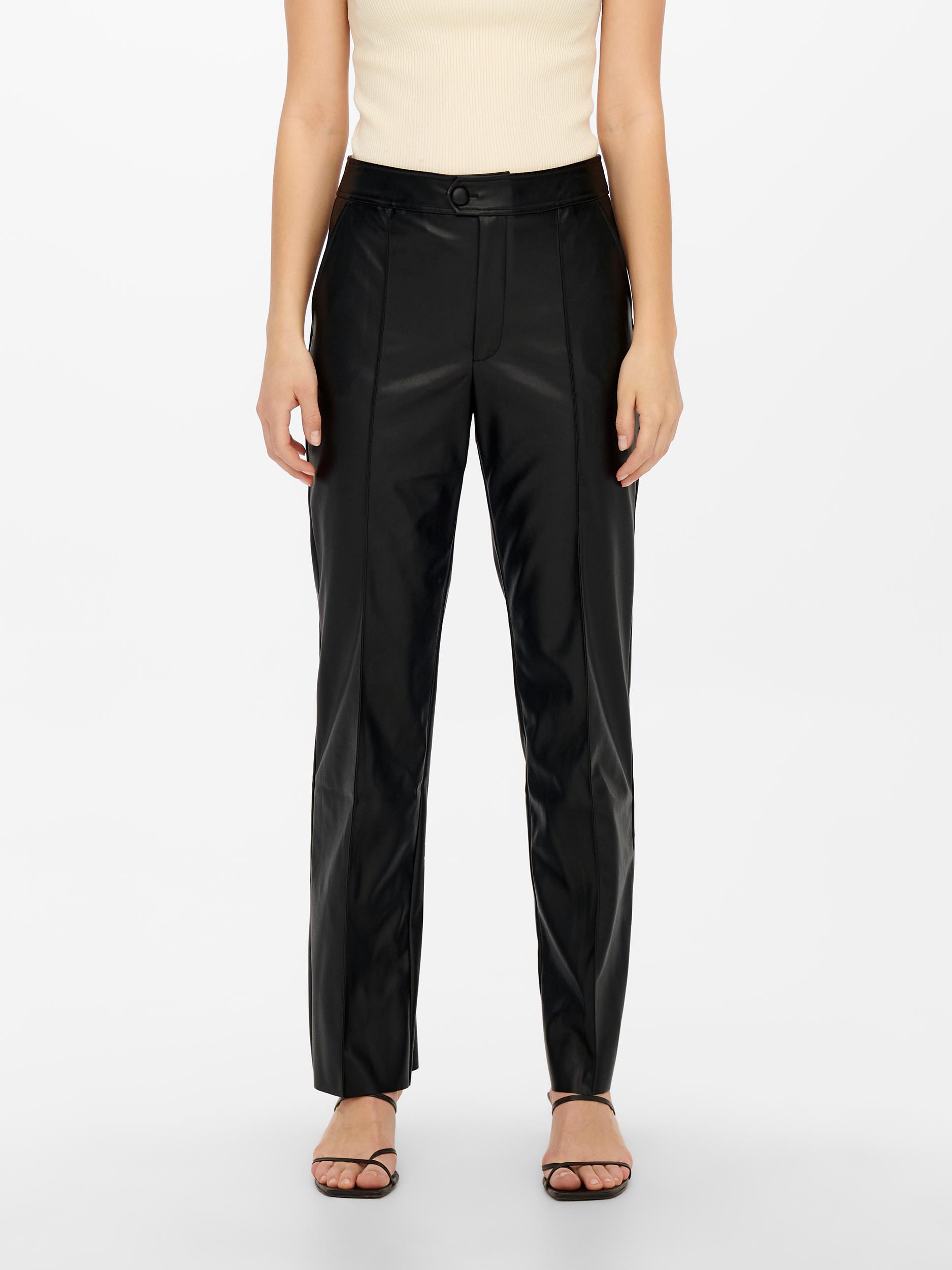 Jacqueline de Yong - Rex Faux Leather Pant Black - 3