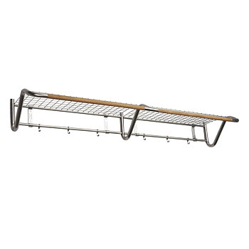 Hatthylla Funk 122 cm ek / metall Essem Design