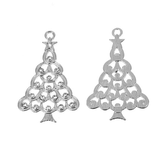 Berlock - Gran,  Silver Hollow m rhinestones