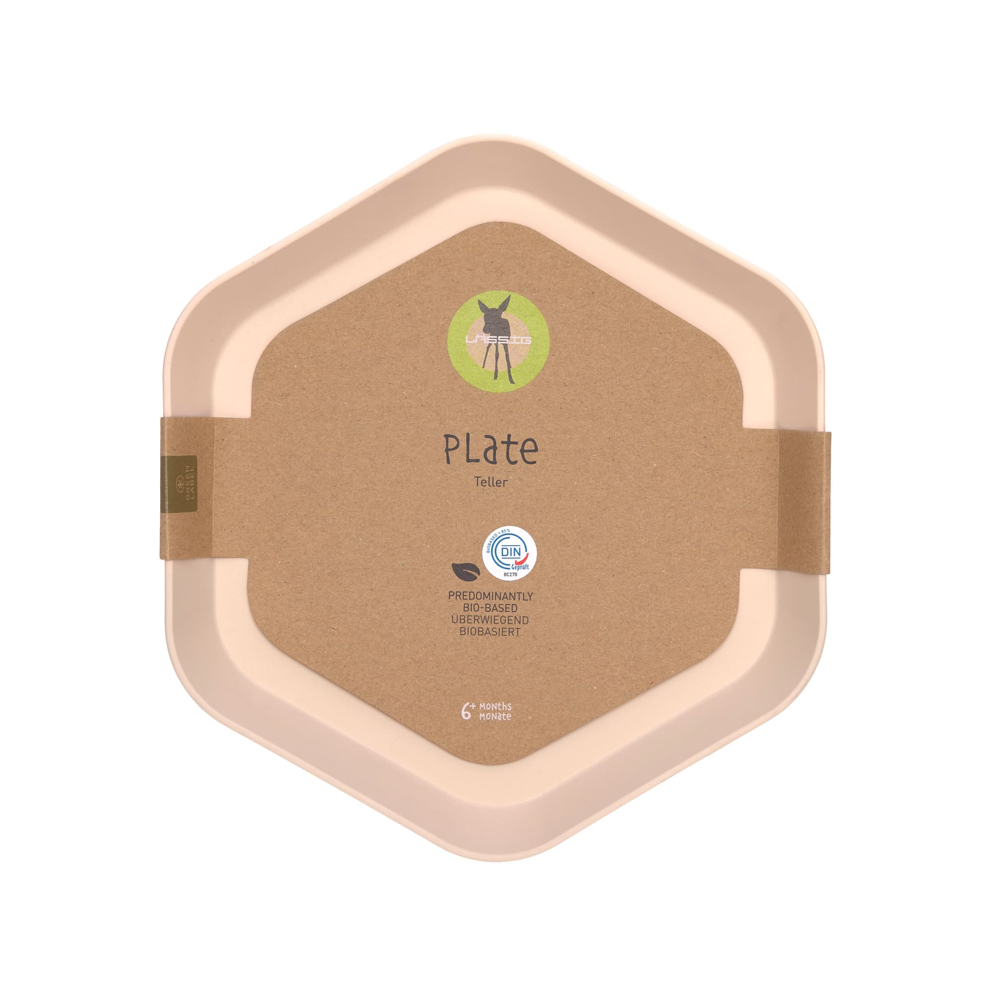 Lässig Plate Geo Powder Pink - 4