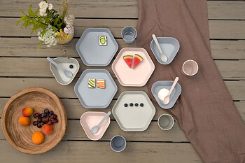 Lässig Bowl Geo Powder Pink