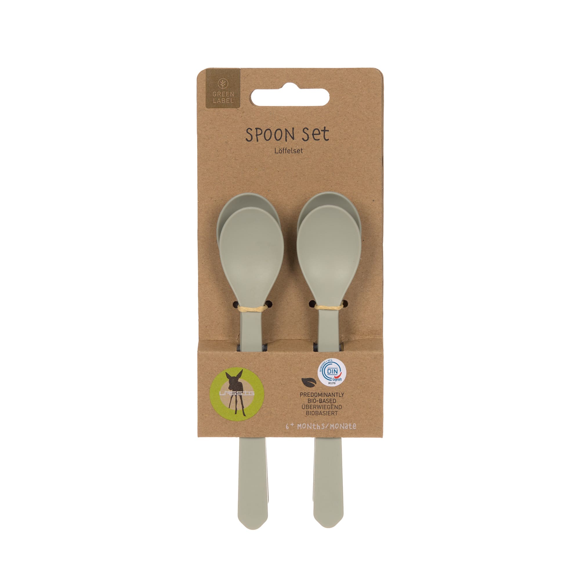 Lässig Spoon Set 4 pcs Geo Warm Grey - 5