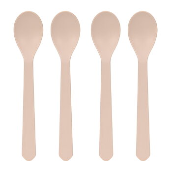 Lässig Spoon Set 4 pcs Geo Powder Pink