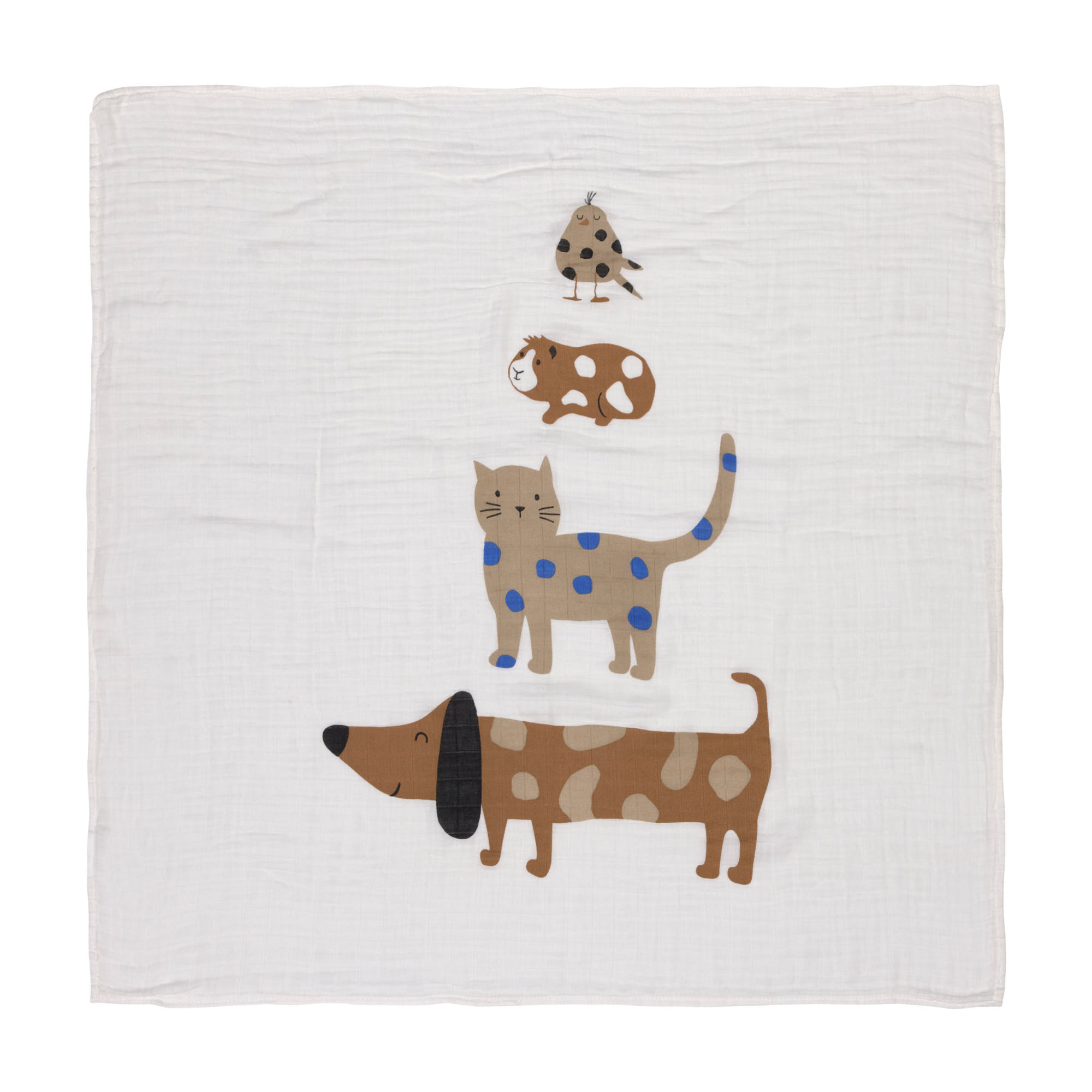 Lässig Heavenly soft Swaddle L - Little Mateys Royal Blue - 4