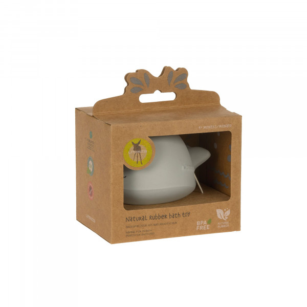 Lässig Bath Toy Natural Rubber Whale - 3