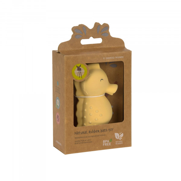 Lässig Bath Toy Natural Rubber Seahorse - 3