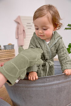 Lässig Play Wash Glove GOTS Turtle