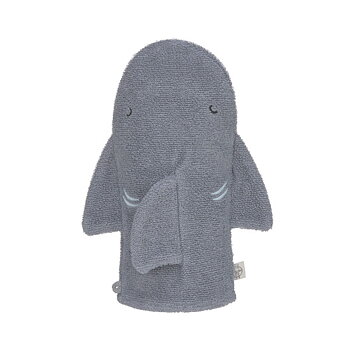 Lässig Play Wash Glove GOTS Shark
