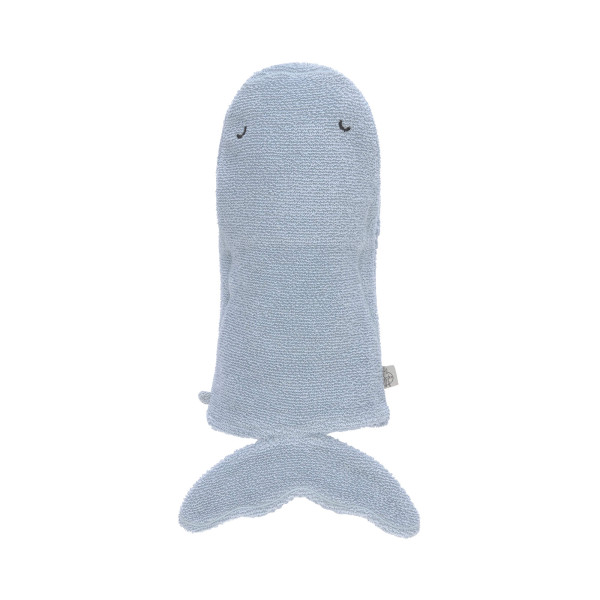 Lässig Play Wash Glove GOTS Whale