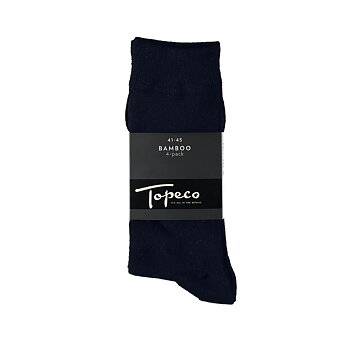 4-Pack Topeco Mens Bambu Marinblå