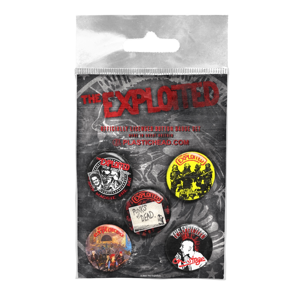 The Exploited  Badge Pack 2