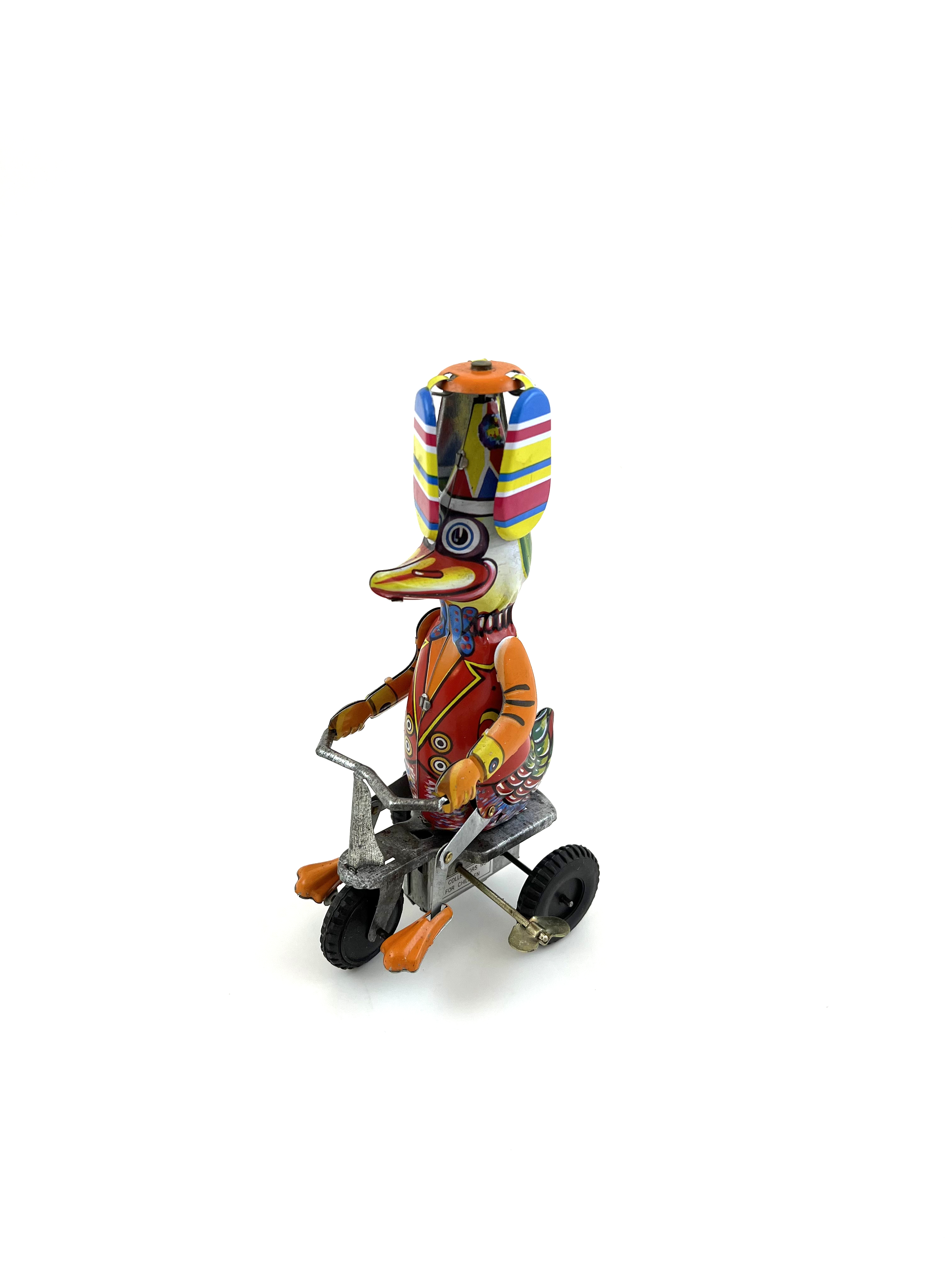 Robot ''duck on bike''