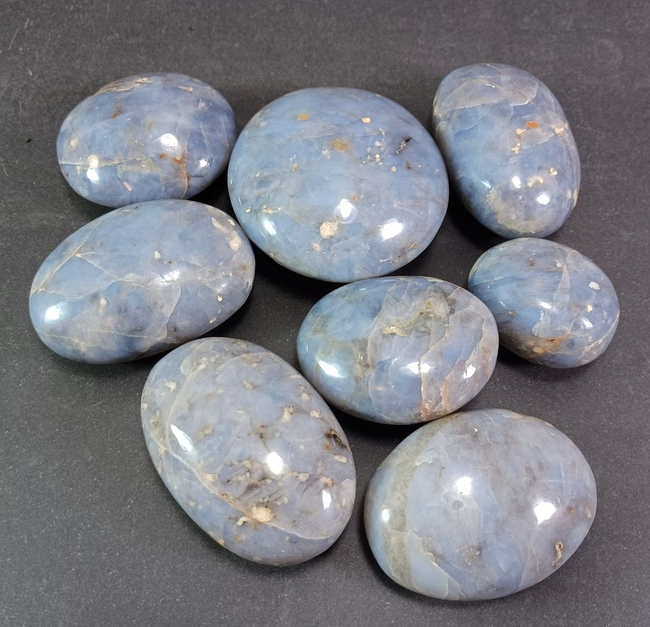 Blå Opal   -  Pebbles "No Worry Stone"  - 2
