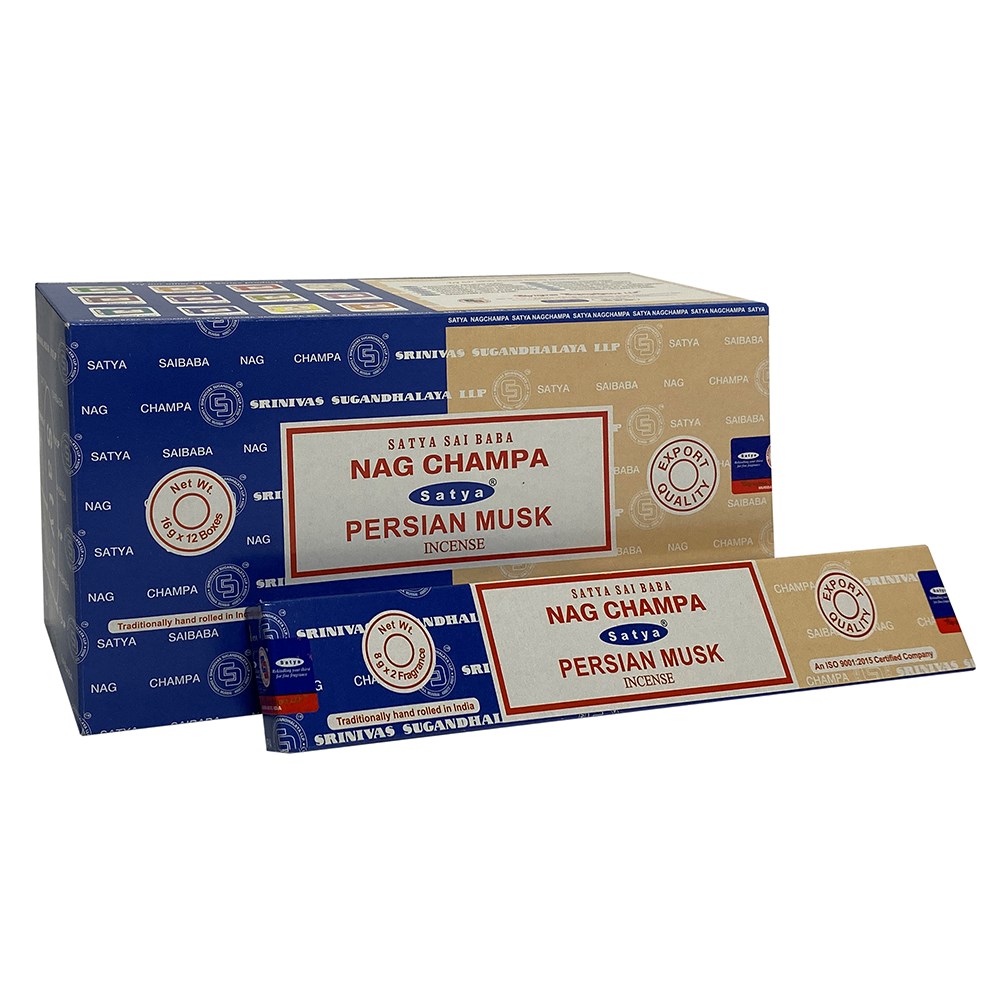 Satya Nag Champa/ Persian Musk combo paket - 16gm